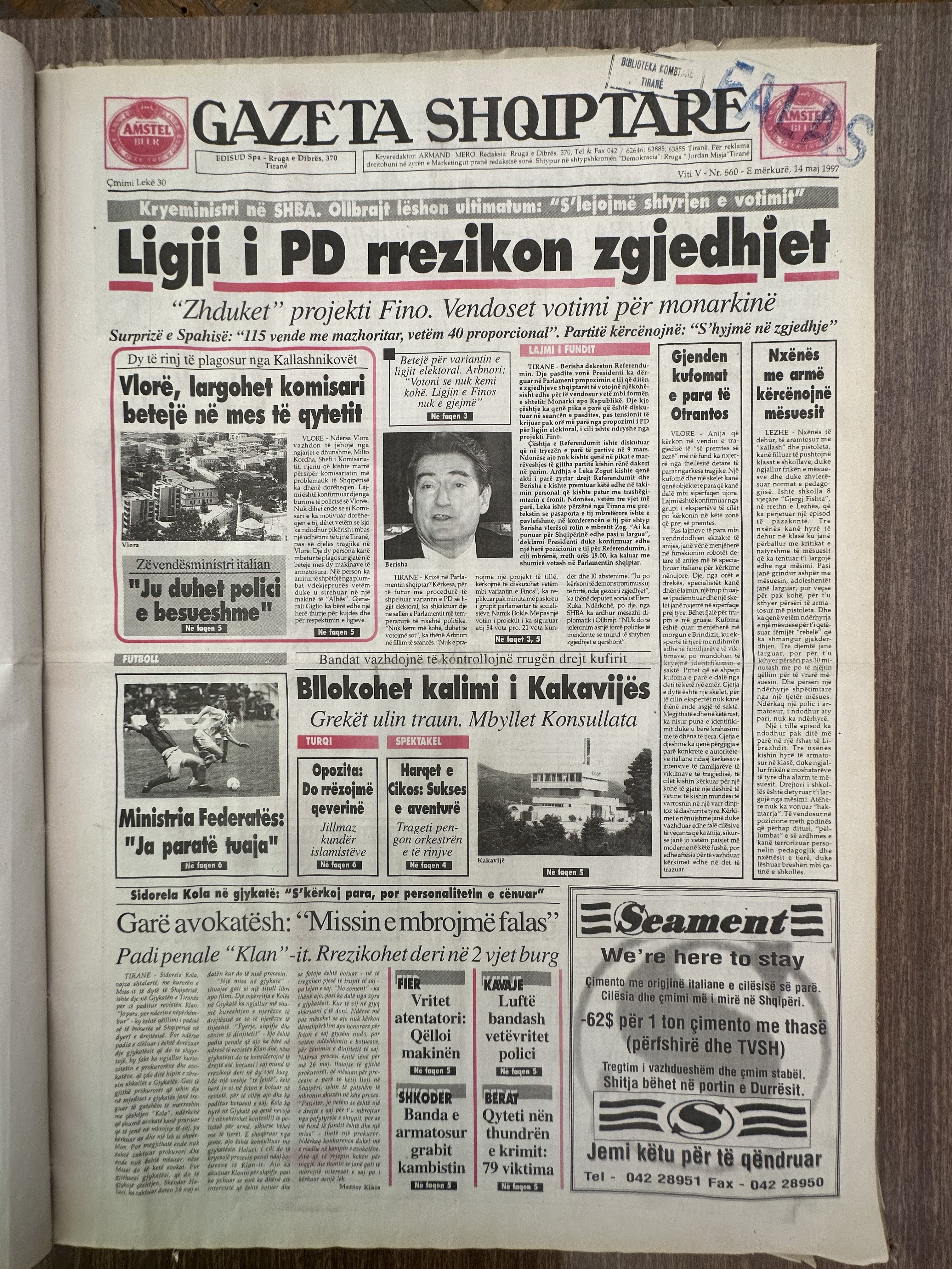 Gazeta Shqiptare 1997-05-14